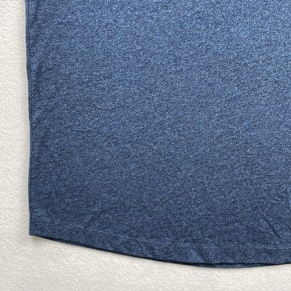 Vince Curved Hem Raglan Baseball Long Sleeve Tee (Gray/Blue) *NWT* - Picture 11 of 16